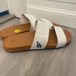 Reef Women's Los Angeles Dodgers Slide Size 7